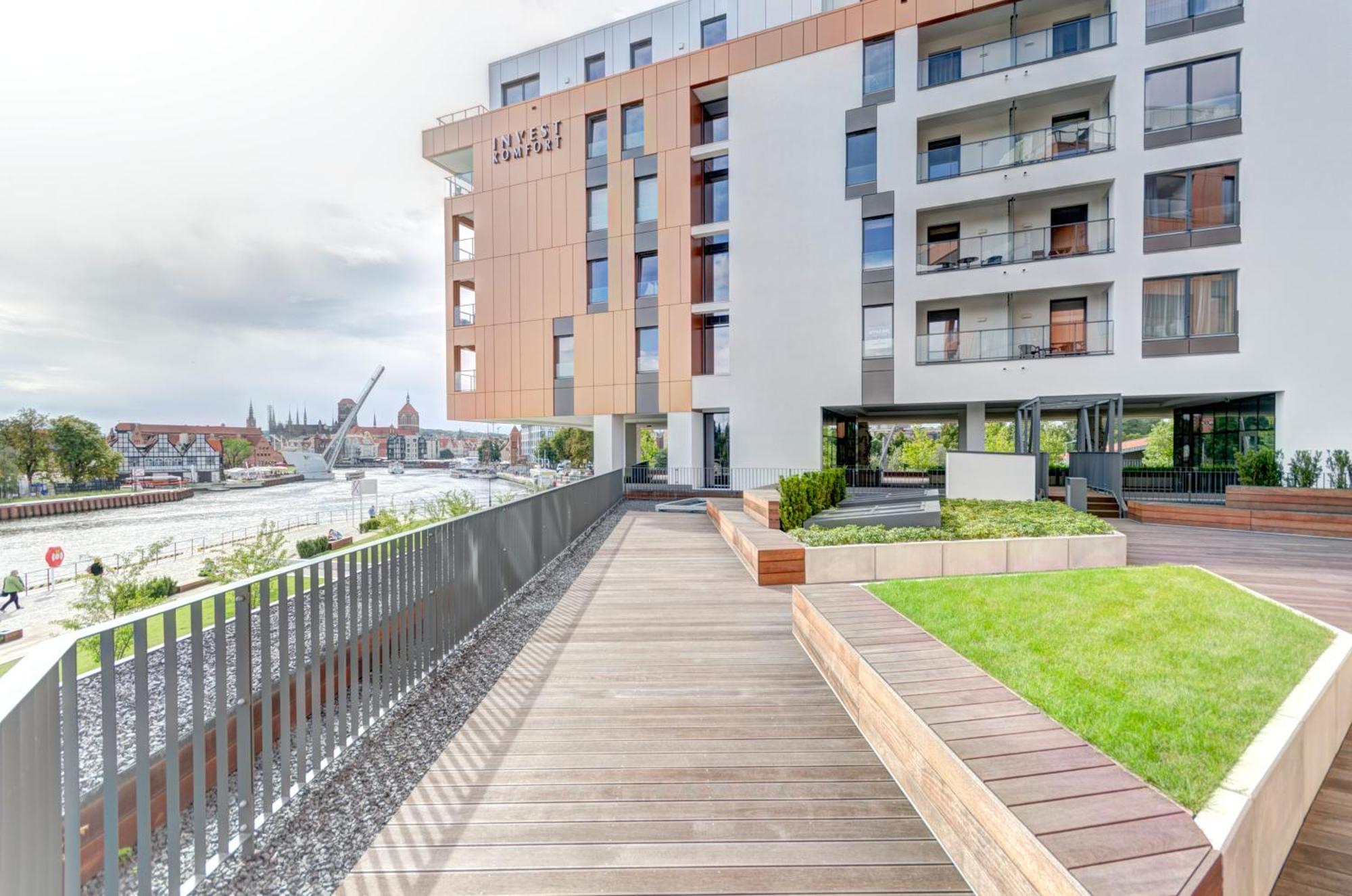 Brabank Riverside - Sauna, Business & Gym By Downtown Apartments Gdańsk Eksteriør bilde