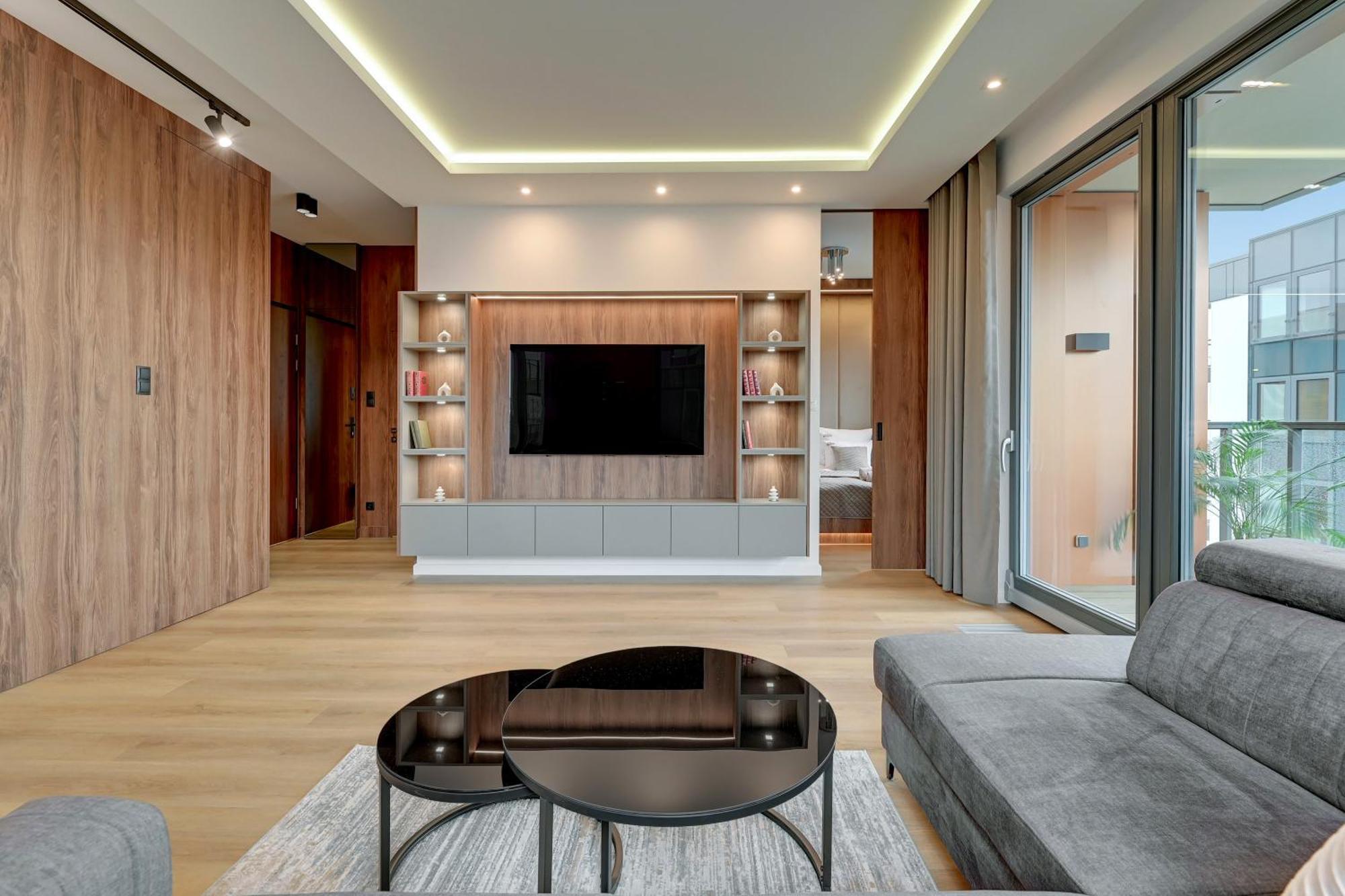 Brabank Riverside - Sauna, Business & Gym By Downtown Apartments Gdańsk Rom bilde