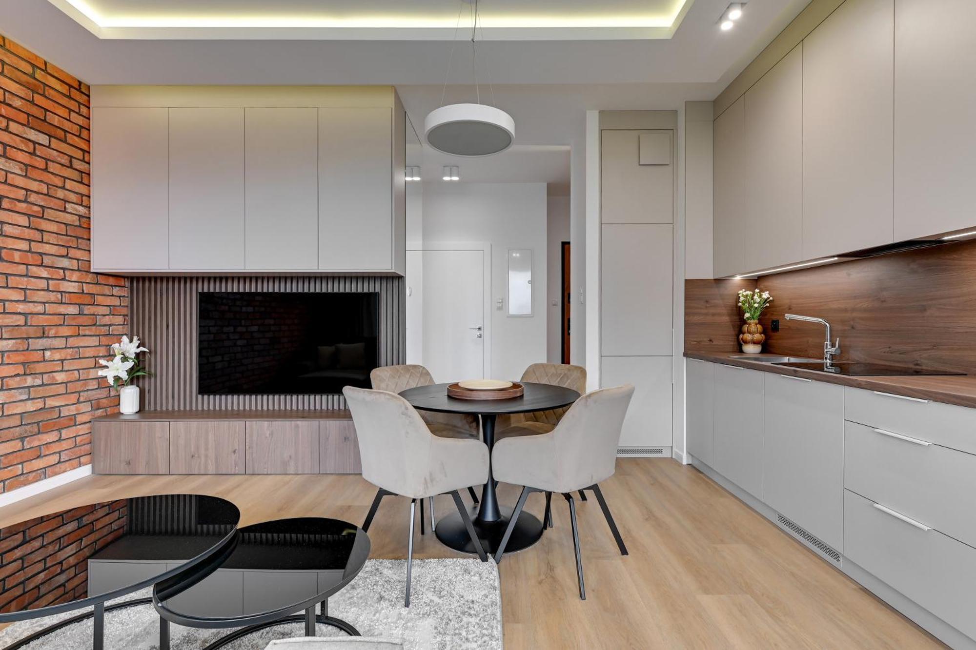 Brabank Riverside - Sauna, Business & Gym By Downtown Apartments Gdańsk Rom bilde